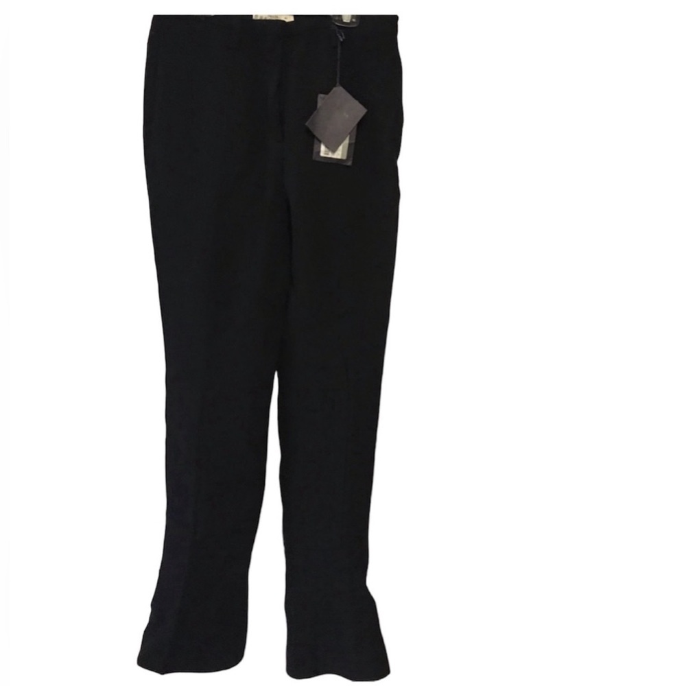 PRADA NEW Straight Leg Riding Pants Flat Front Tag Cigarette Slim Minimalist Zip